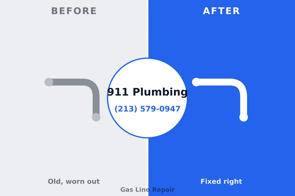 Before and after: plumbing company Grace, ID